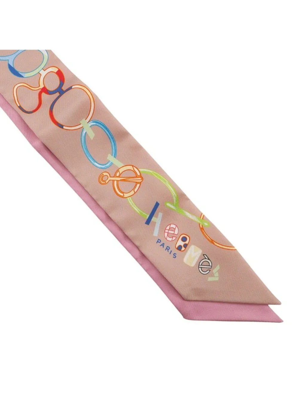 Hermes Scarf Re Boucles Silk